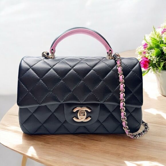 Chanel Mini Classic Rectangular Top Handle - Picture 1 of 11